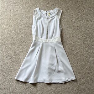 BCBGeneration White Sleeveless A-Line Sundress